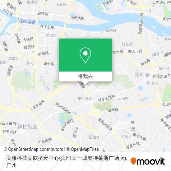 美雅科技美肤抗衰中心(海印又一城奥特莱斯广场店)地图