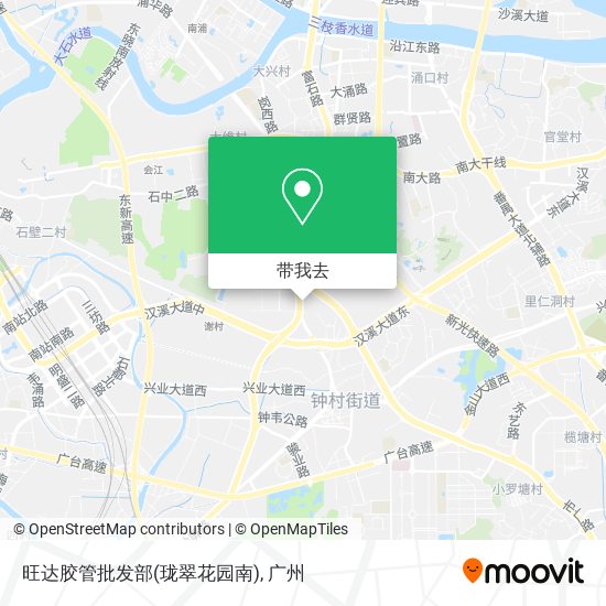 旺达胶管批发部(珑翠花园南)地图