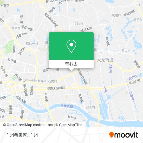 广州番禺区地图