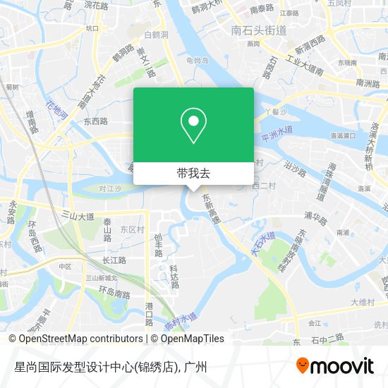 星尚国际发型设计中心(锦绣店)地图