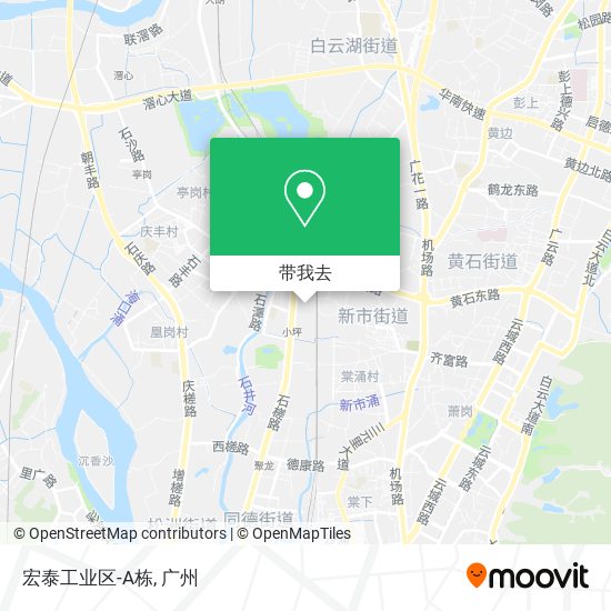 宏泰工业区-A栋地图