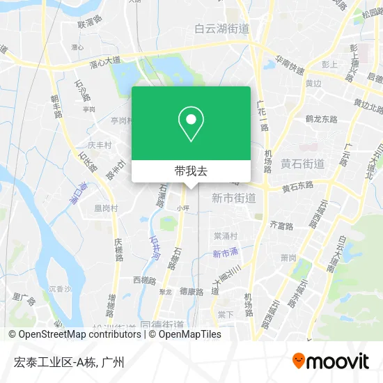 宏泰工业区-A栋地图