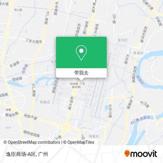 逸臣商场-A区地图
