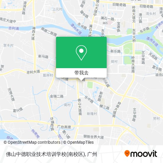 佛山中德职业技术培训学校(南校区)地图