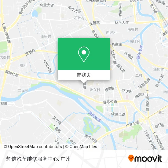 辉信汽车维修服务中心地图