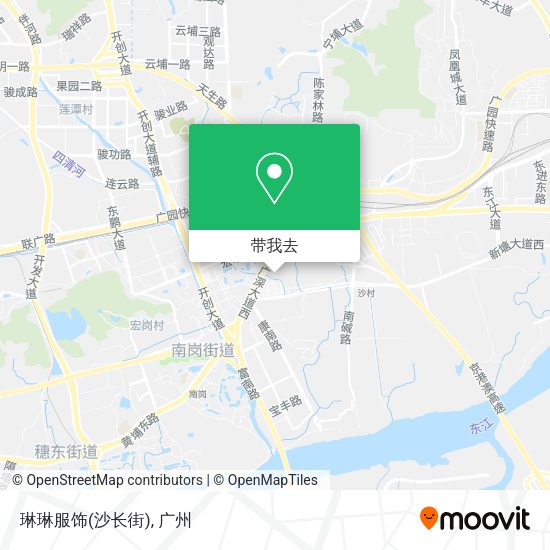 琳琳服饰(沙长街)地图