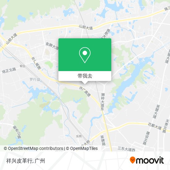 祥兴皮革行地图