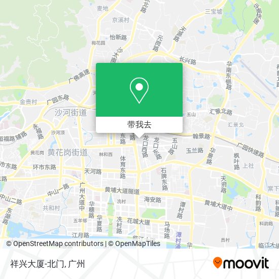 祥兴大厦-北门地图