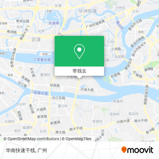 华南快速干线地图