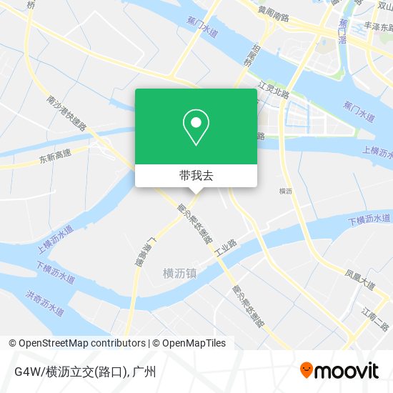G4W/横沥立交(路口)地图