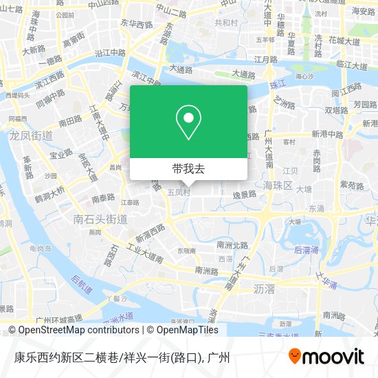 康乐西约新区二横巷/祥兴一街(路口)地图