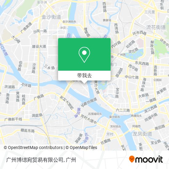 广州博缌宛贸易有限公司地图
