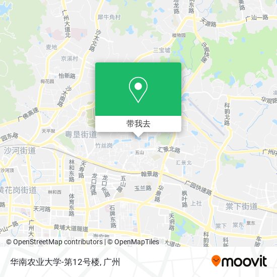 华南农业大学-第12号楼地图