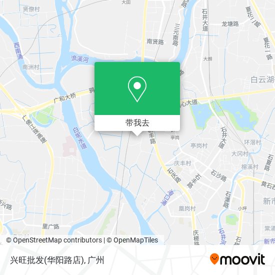 兴旺批发(华阳路店)地图