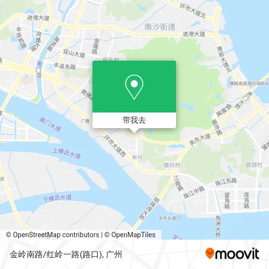 金岭南路/红岭一路(路口)地图