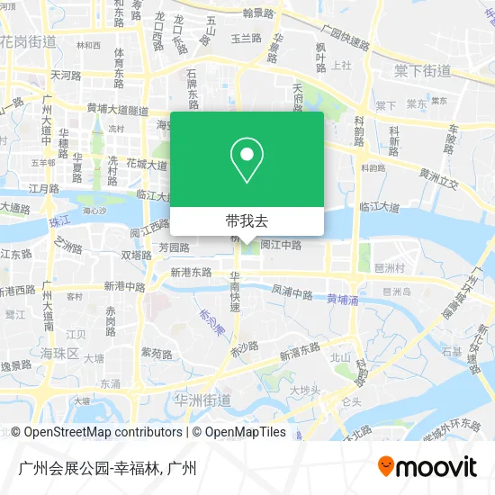 广州会展公园-幸福林地图