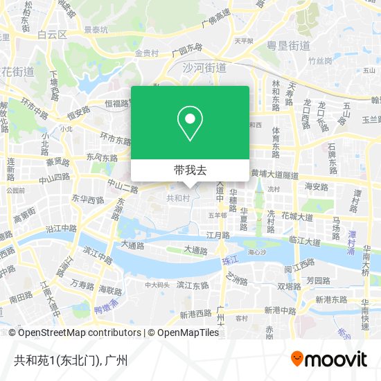 共和苑1(东北门)地图