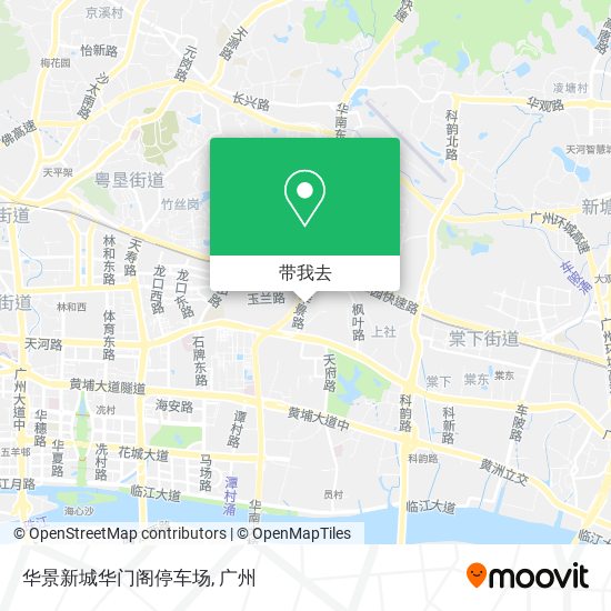 华景新城华门阁停车场地图