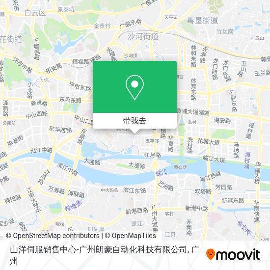 山洋伺服销售中心-广州朗豪自动化科技有限公司地图