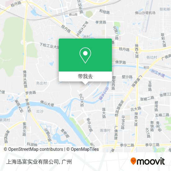 上海迅富实业有限公司地图