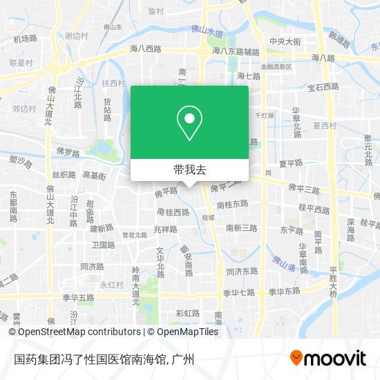 国药集团冯了性国医馆南海馆地图