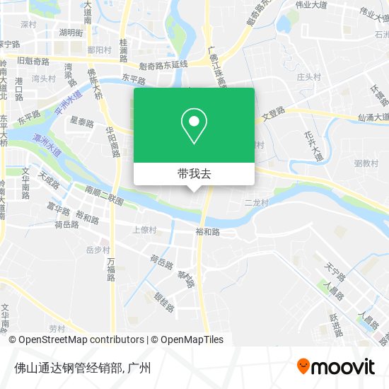 佛山通达钢管经销部地图