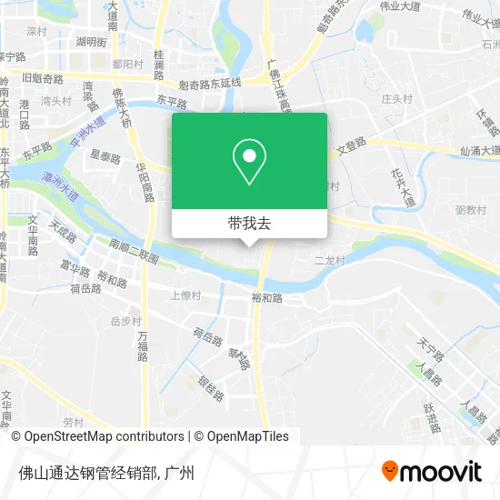 佛山通达钢管经销部地图