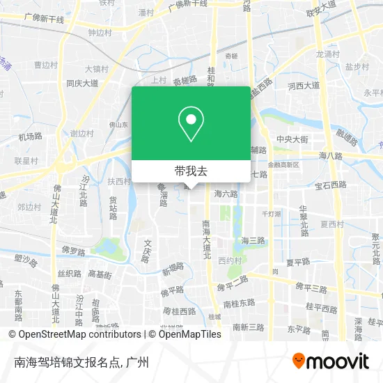 南海驾培锦文报名点地图