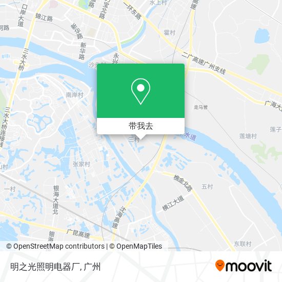 明之光照明电器厂地图
