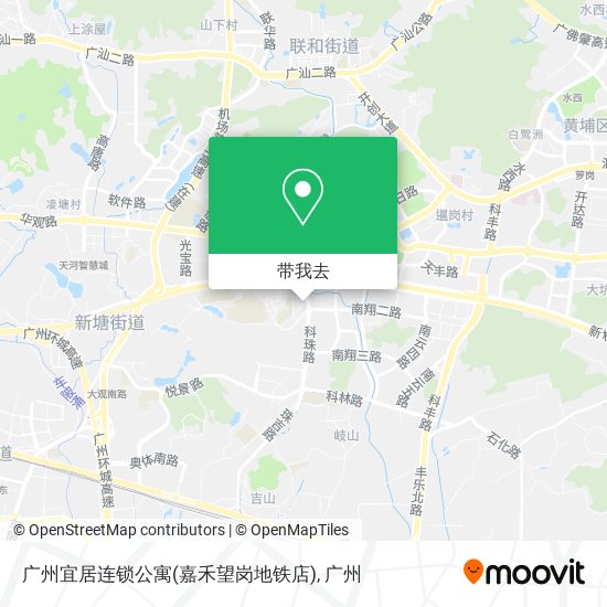 广州宜居连锁公寓(嘉禾望岗地铁店)地图