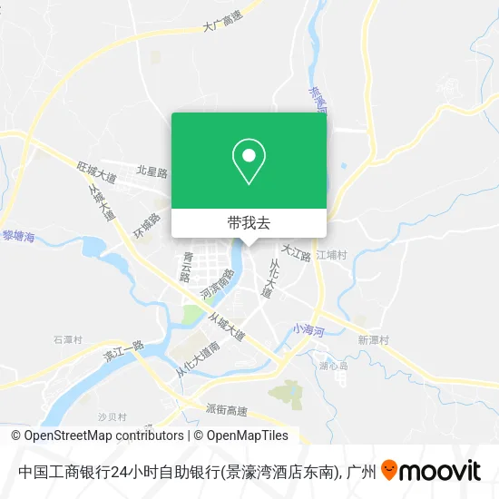 中国工商银行24小时自助银行(景濠湾酒店东南)地图