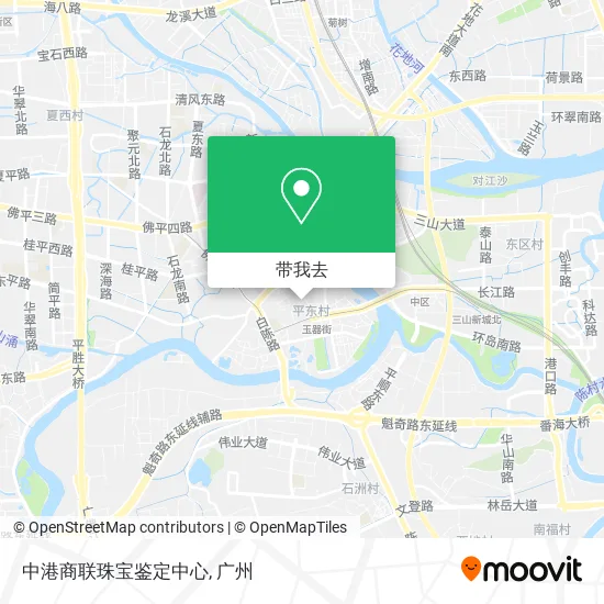 中港商联珠宝鉴定中心地图
