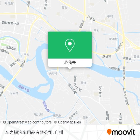 车之福汽车用品有限公司地图