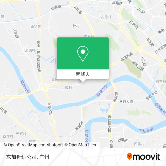 东加针织公司地图