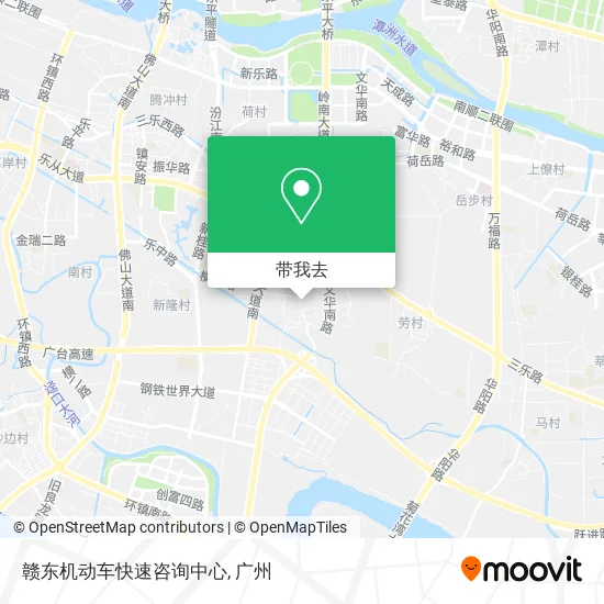 赣东机动车快速咨询中心地图