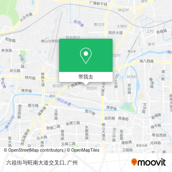 六祖街与旺南大道交叉口地图