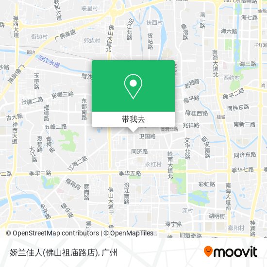 娇兰佳人(佛山祖庙路店)地图