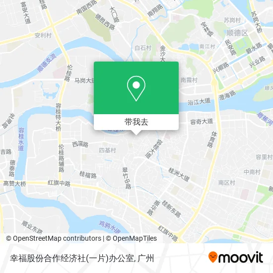 幸福股份合作经济社(一片)办公室地图