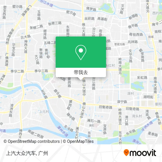 上汽大众汽车地图