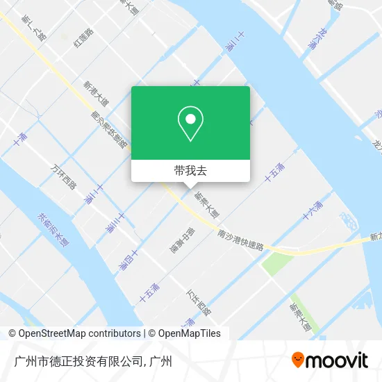 广州市德正投资有限公司地图