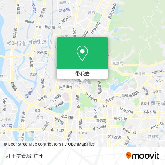 桂丰美食城地图