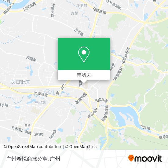 广州希悦商旅公寓地图