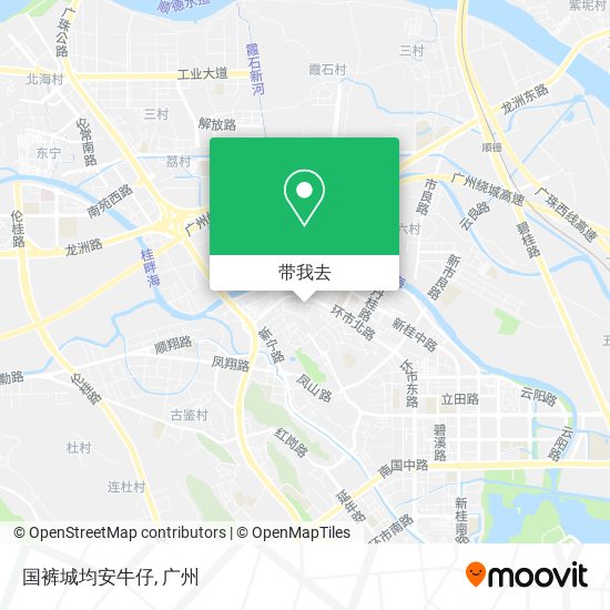 国裤城均安牛仔地图