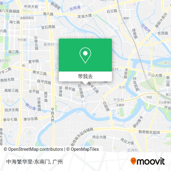 中海繁华里-东南门地图