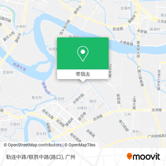 勒连中路/联胜中路(路口)地图