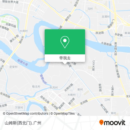 山姆斯(西北门)地图