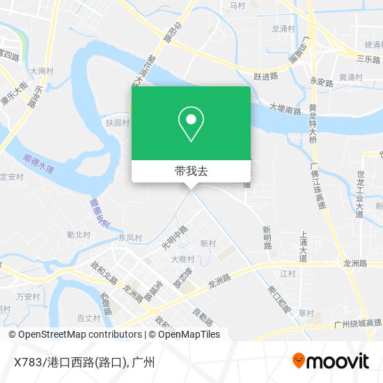 X783/港口西路(路口)地图