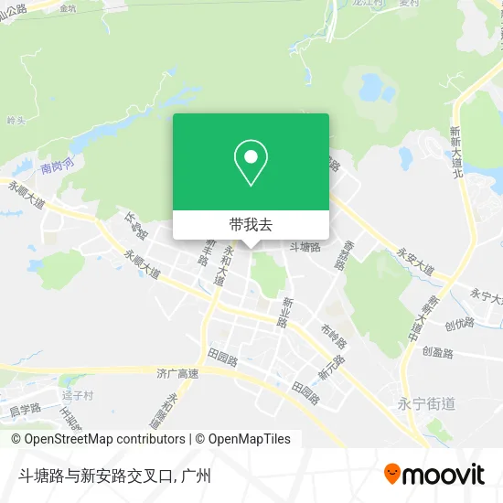 斗塘路与新安路交叉口地图