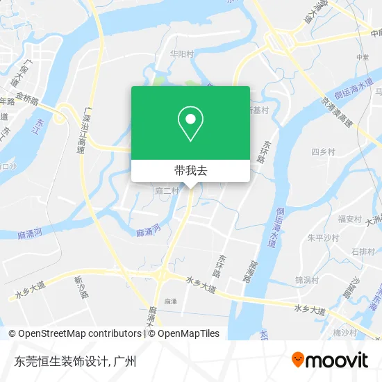 东莞恒生装饰设计地图
