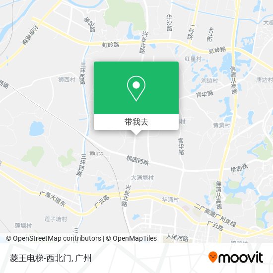菱王电梯-西北门地图